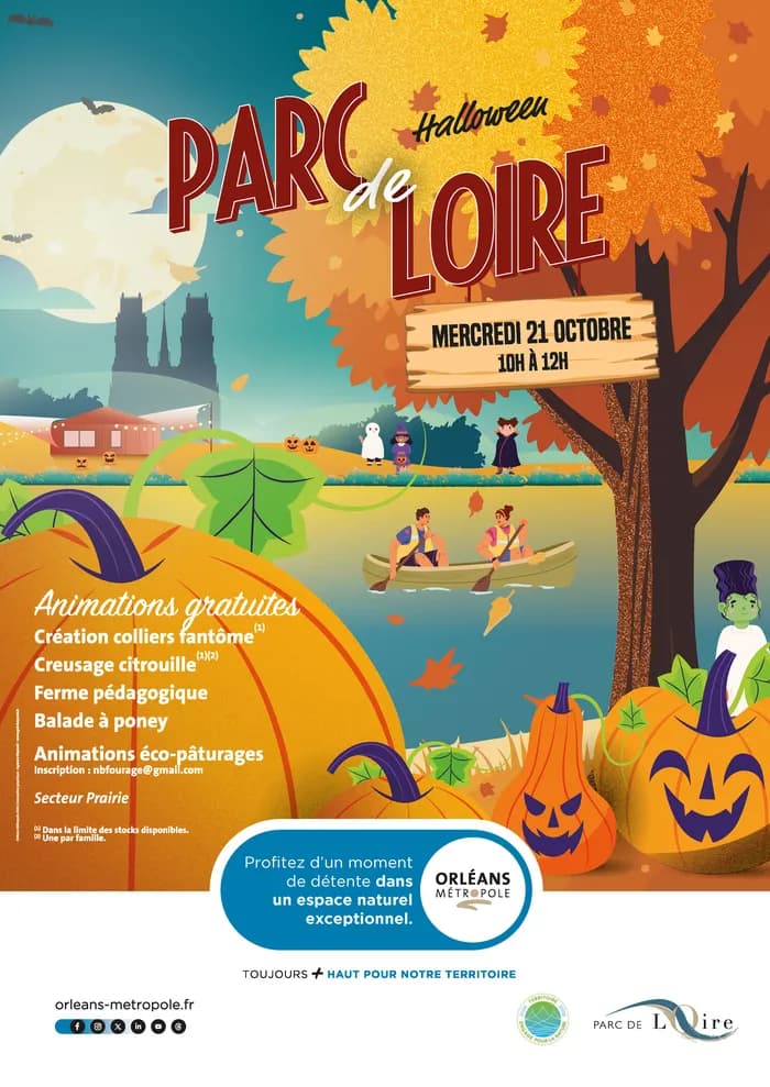 Visuel de l’événement « Halloween au Parc de Loire »