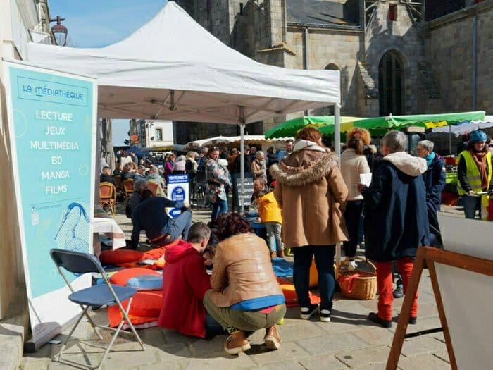 Visuel de l’événement « Lecture sur le marché »