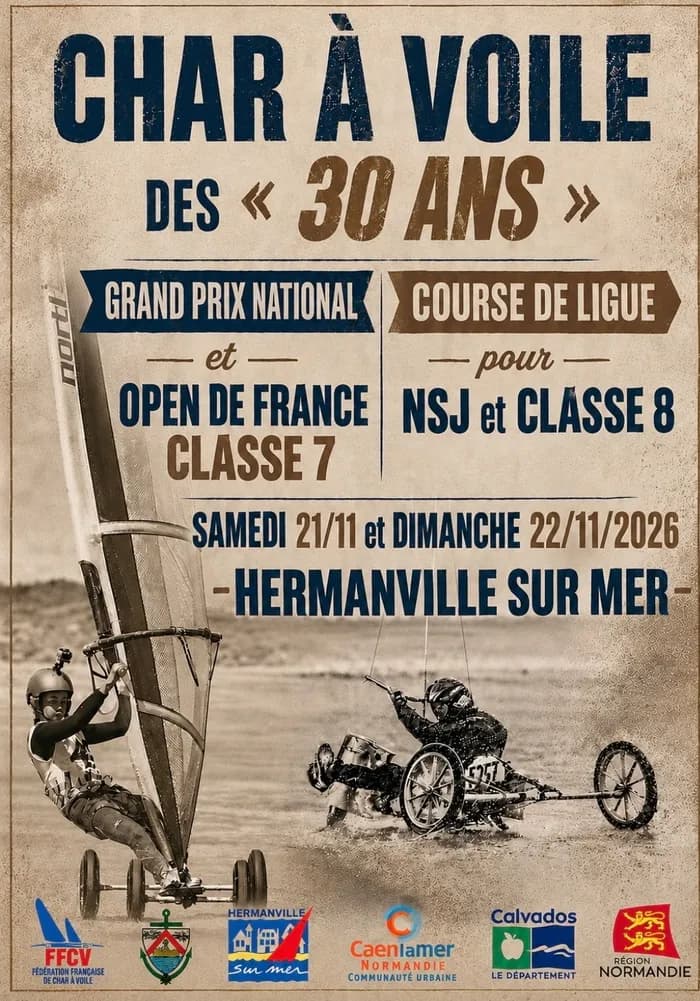 Visuel de l’événement « Grand Prix national classe 7 de char à voile »