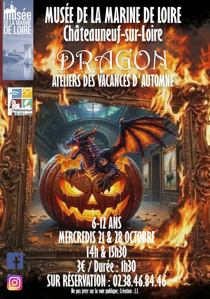 Visuel de l’événement « Atelier des vacances d'automne : "Dragons!" »