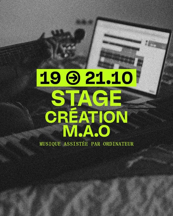 Visuel de l’événement « STAGE CRÉATION
M.A.O »