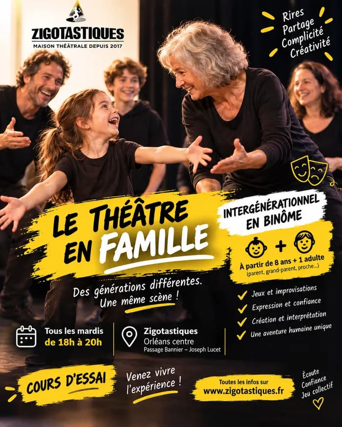 Visuel de l’événement « Atelier Théâtre Intergénérationnel »