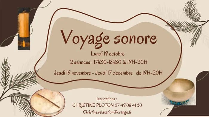 Visuel de l’événement « VOYAGE SONORE »