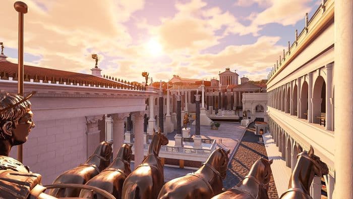 Visuel de l’événement « Visite virtuelle de la Rome antique »