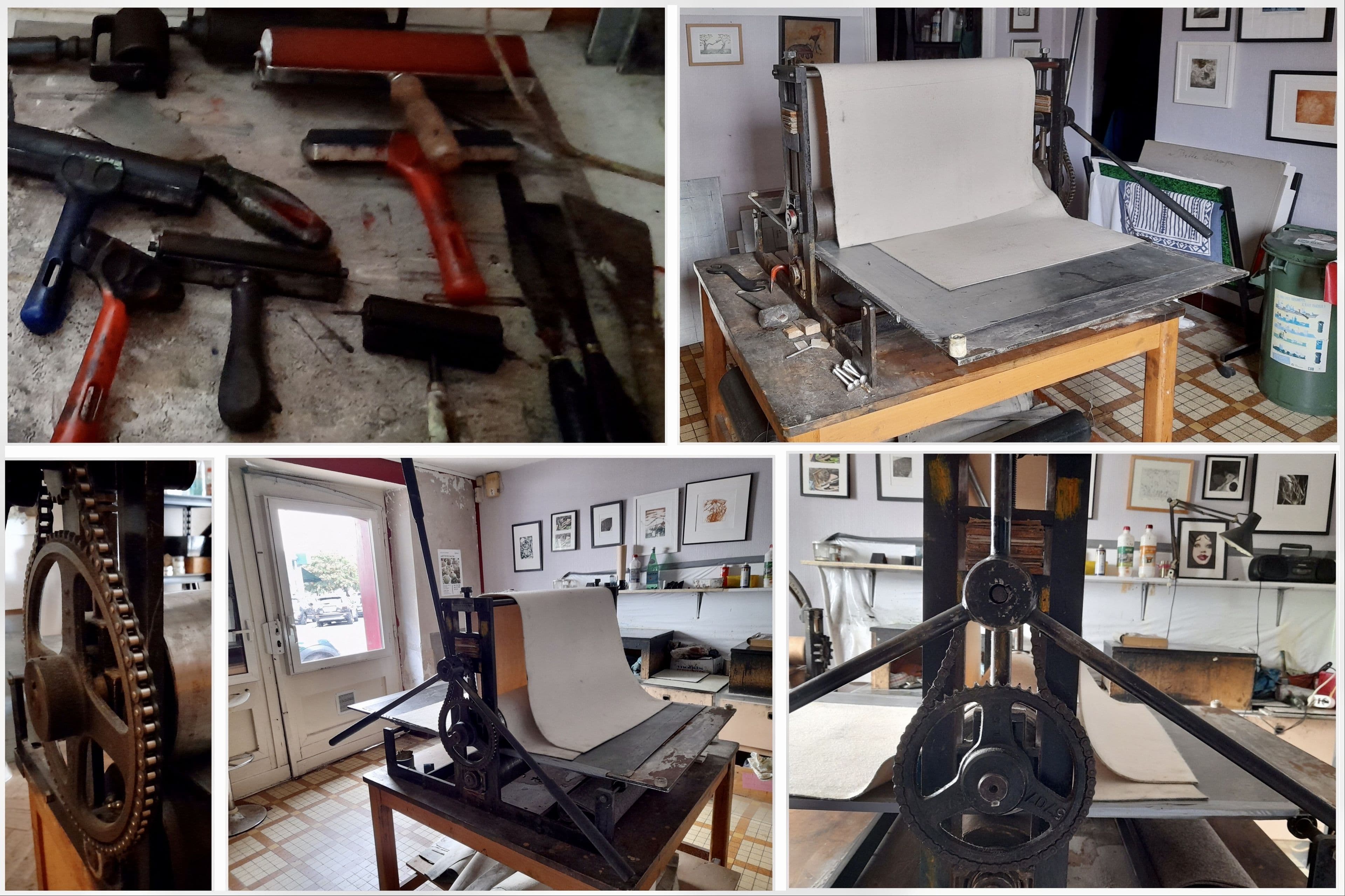 Photographie du lieu : Atelier Belle Estampe
