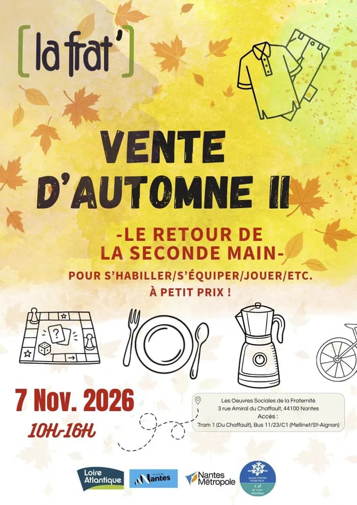 Visuel de l’événement « Vente d'automne II de la Frat' »