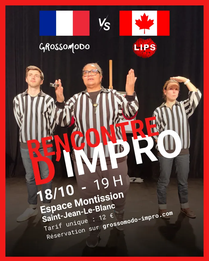 Visuel de l’événement « Match d'improvisation France - Québec »