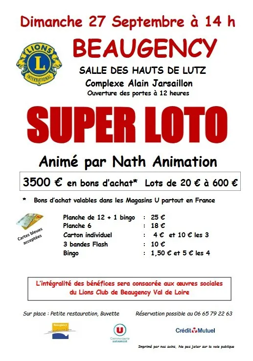 Visuel de l’événement « Super Loto »