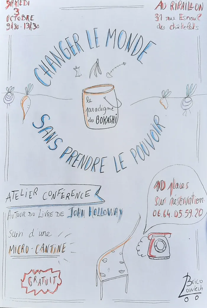 Visuel de l’événement « Atelier Conférence + Micro-cantine »