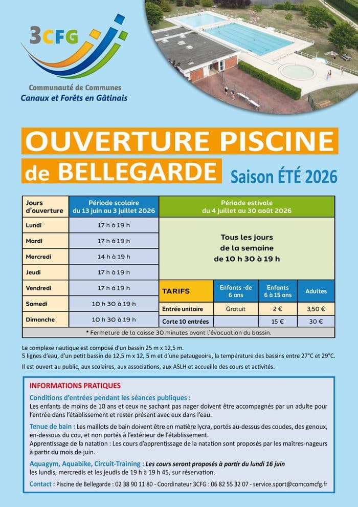 Visuel de l’événement « Ouverture de la piscine de Bellegarde »