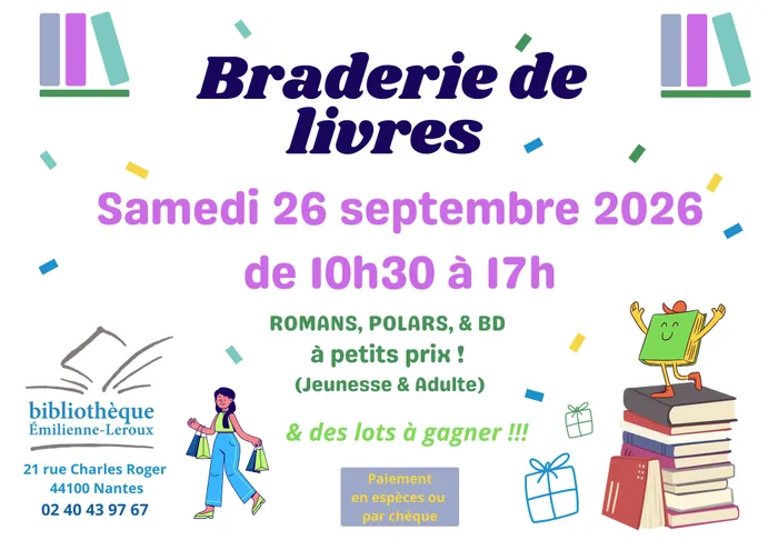 Visuel de l’événement « Braderie de livres »