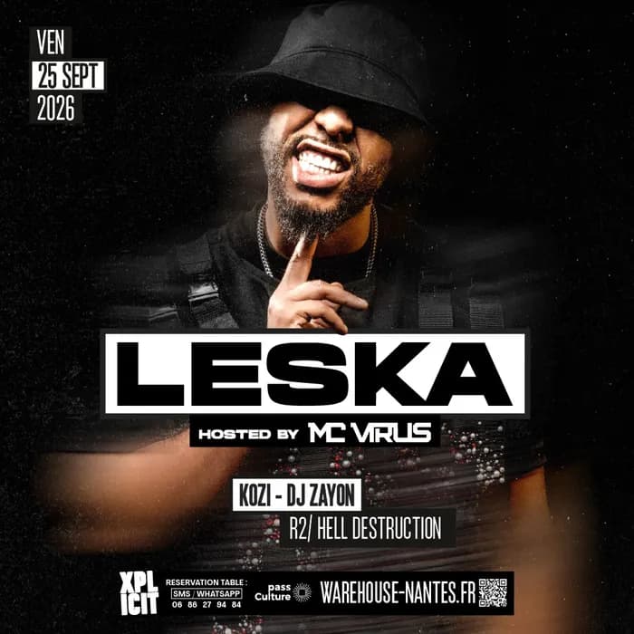 Visuel de l’événement « DJ LESKA & MC Virus en exclusivité à Nantes »