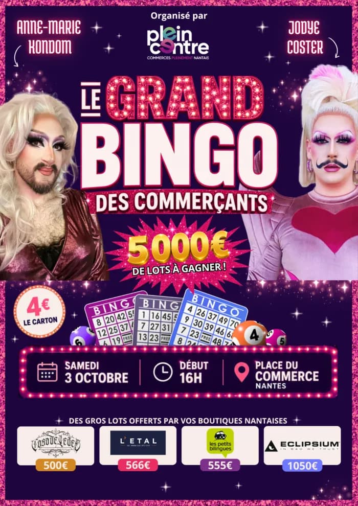 Visuel de l’événement « Grand bingo des commerçants 2026 »