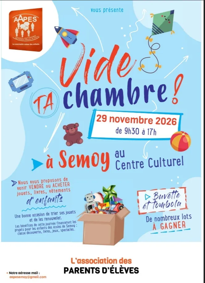 Visuel de l’événement « Vide ta chambre de Semoy »