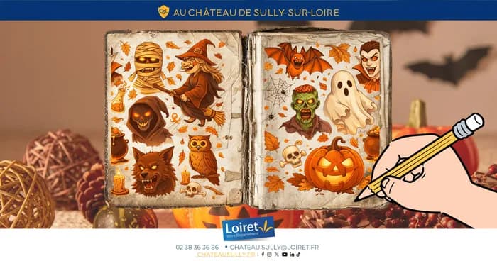 Visuel de l’événement « Livret jeux enfant enquête : « Le Bestiaire d’Halloween » »