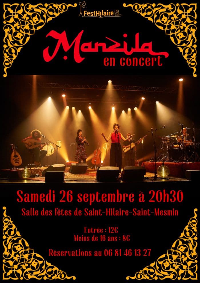 Visuel de l’événement « MANZILA en concert à St Hilaire St Mesmin »
