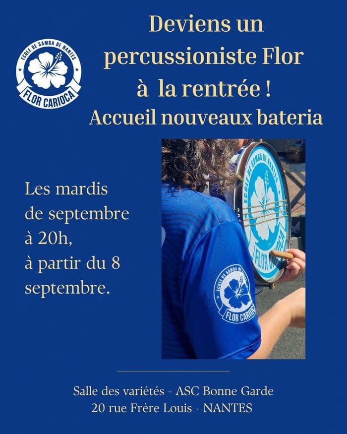 Visuel de l’événement « Portes ouvertes de l'école de samba Flor Carioca »
