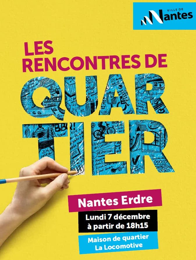 Visuel de l’événement « Les rencontres de quartier Nantes Erdre »