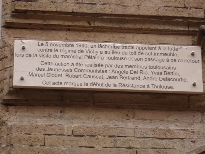Visuel de l’événement « « 5 NOVEMBRE 1940 : LE PREMIER ACTE DE RÉSISTANCE À TOULOUSE » - conférence »