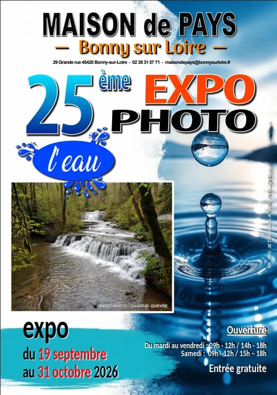 Visuel de l’événement « 25ème Expo photo : L'eau »