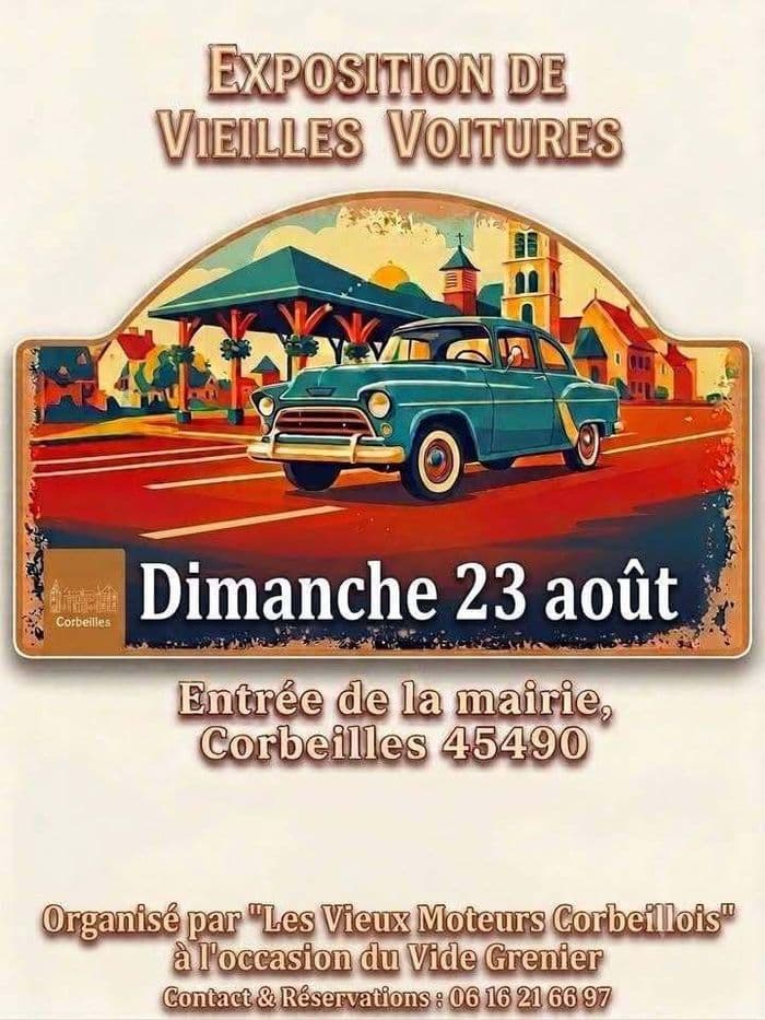 Visuel de l’événement « Exposition de vieilles voitures »