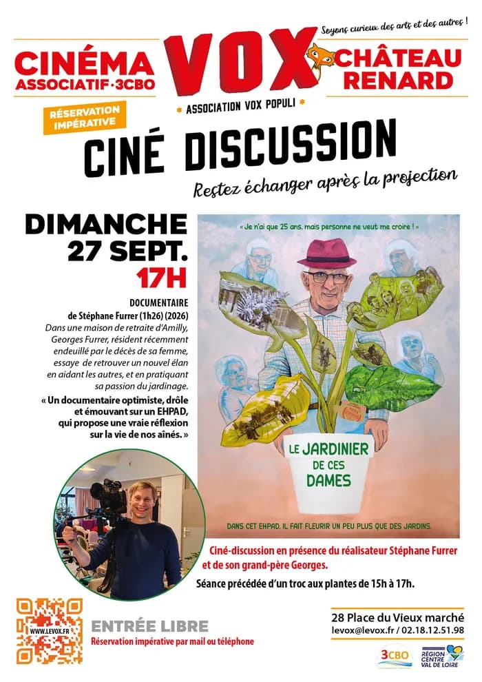 Visuel de l’événement « Ciné-discussion : Le Jardinier de ces dames »