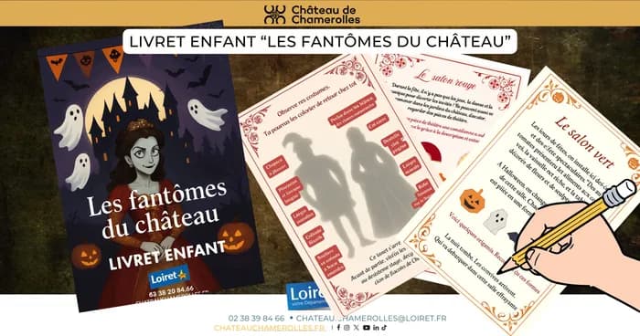 Visuel de l’événement « Vacances de la Toussaint : À la poursuite des Fantômes de Chamerolles ! »