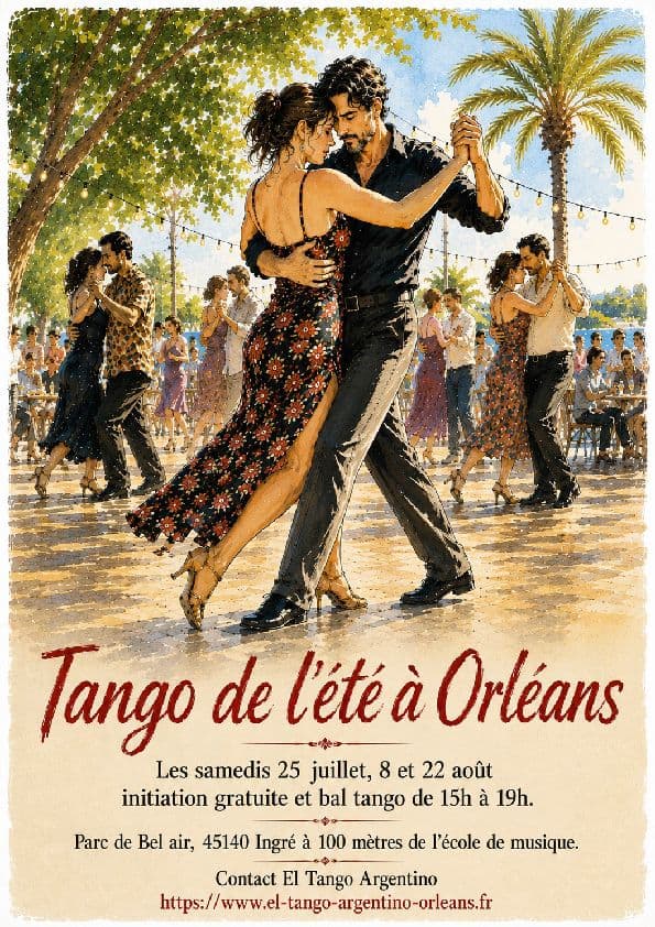 Visuel de l’événement « Tango de l'été à Orléans »