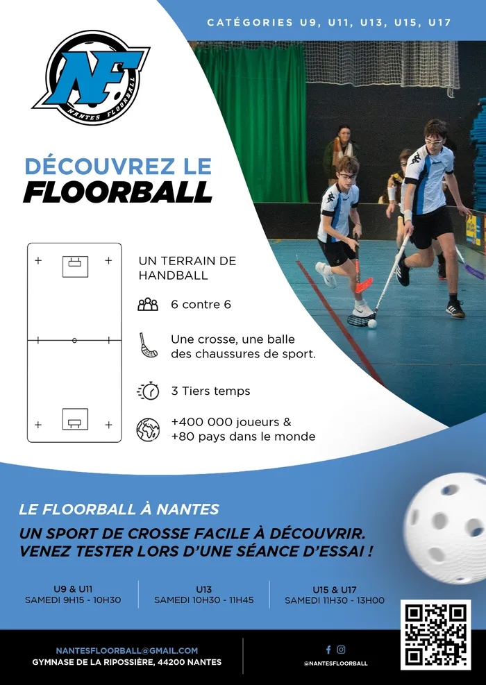 Visuel de l’événement « Floorball - Dernières séances d'essais »
