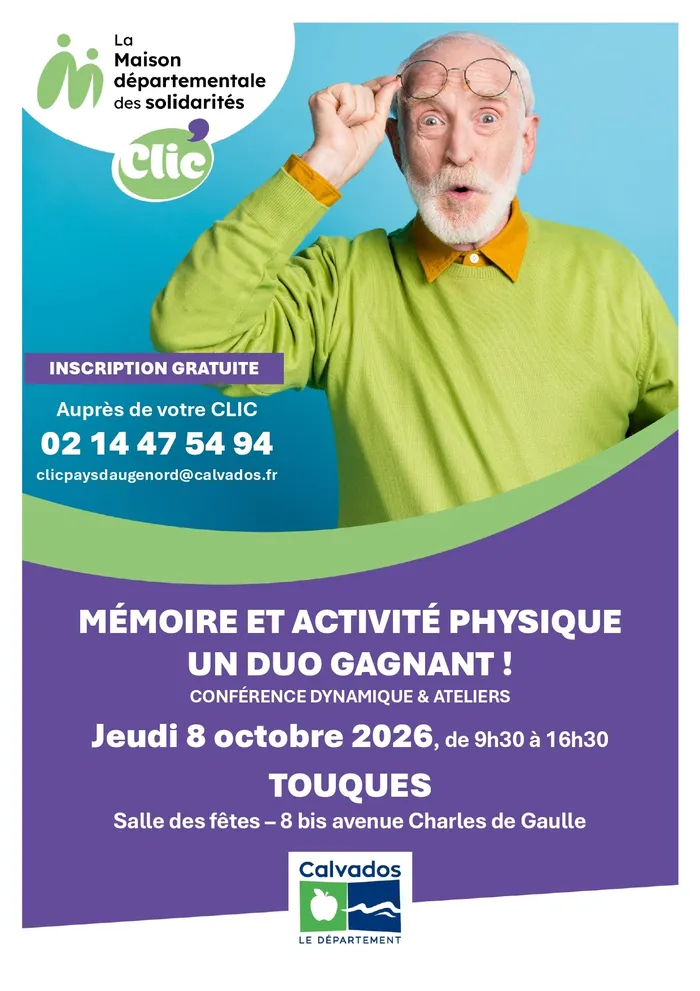 Visuel de l’événement « Mémoire et activité physique : un duo gagnant ! »