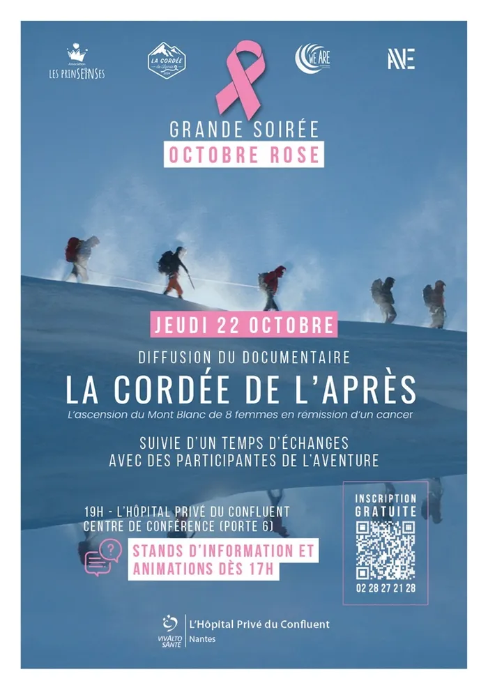 Visuel de l’événement « Grande soirée Octobre rose à l'hôpital du Confluent »