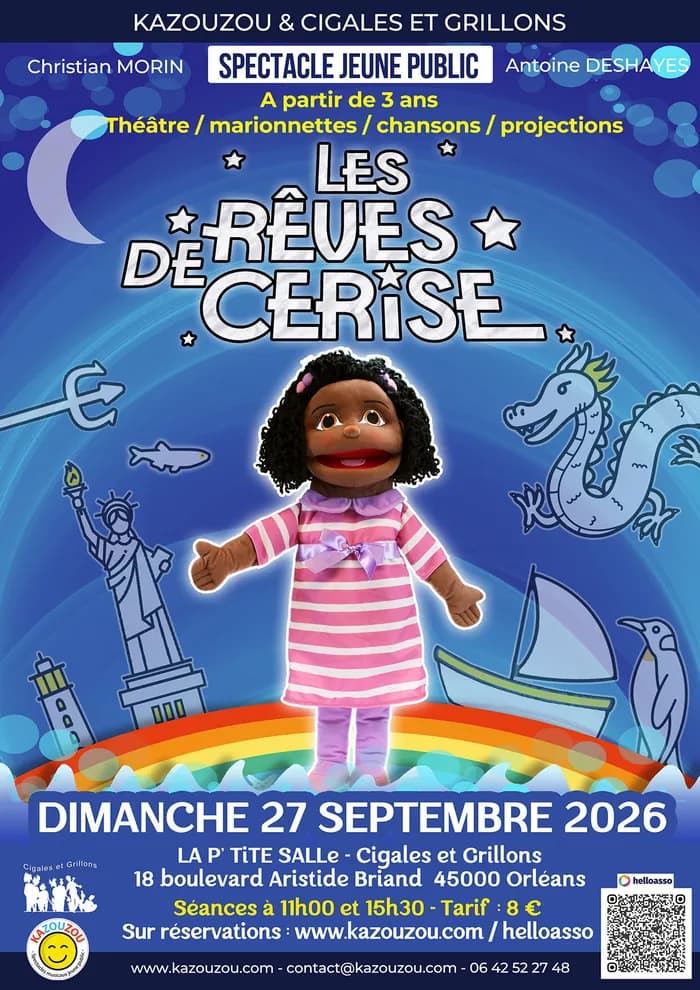 Visuel de l’événement « Spectacle jeune public "Les Rêves de Cerise" »