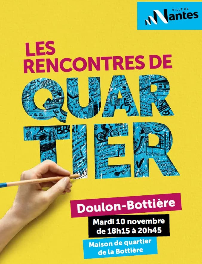 Visuel de l’événement « Les rencontres de quartier Doulon - Bottière »