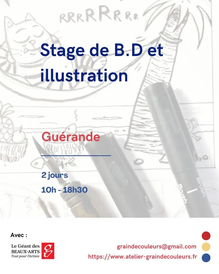 Visuel de l’événement « Stage - BD et illustration »