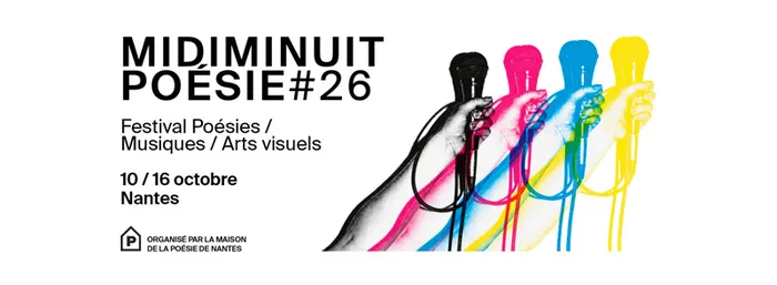 Visuel de l’événement « Festival Midi Minuit Poésie »