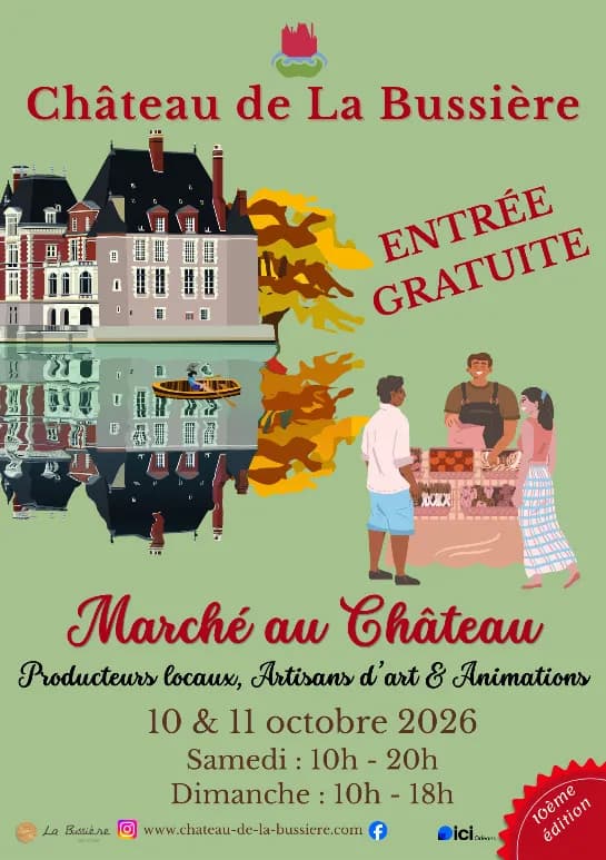 Visuel de l’événement « Marché au château de la Bussière »
