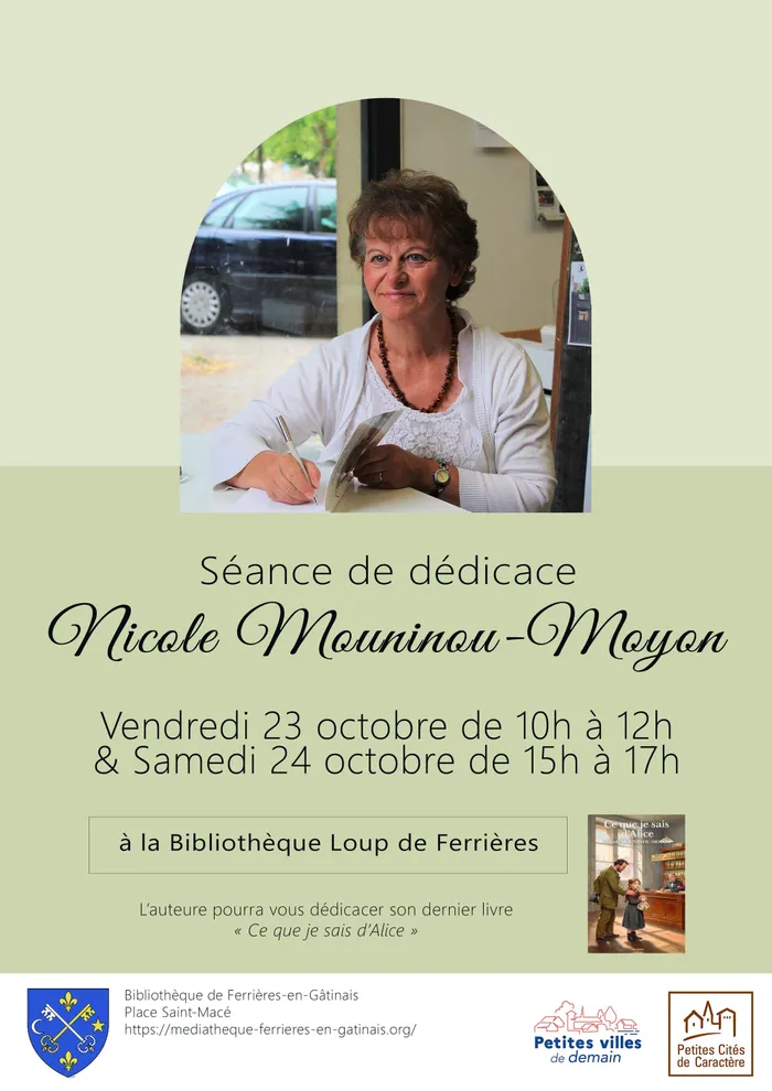 Visuel de l’événement « Séance de dédicace »