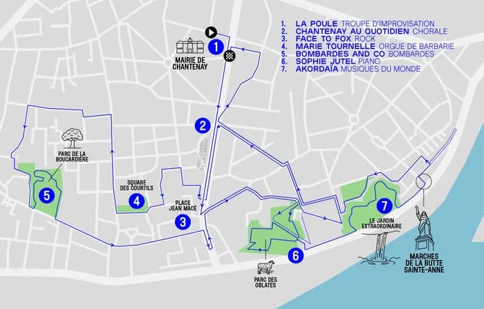 Visuel de l’événement « La 100e édition du Tour de Chantenay : musique et spectacle dans le quartier »