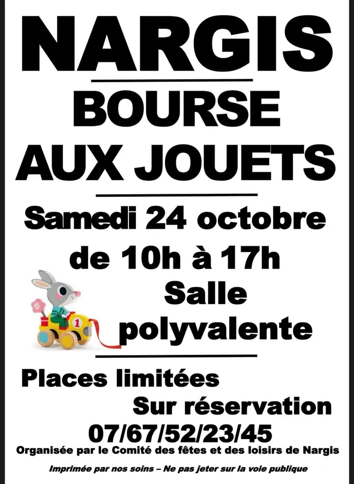 Visuel de l’événement « Bourse aux jouets »