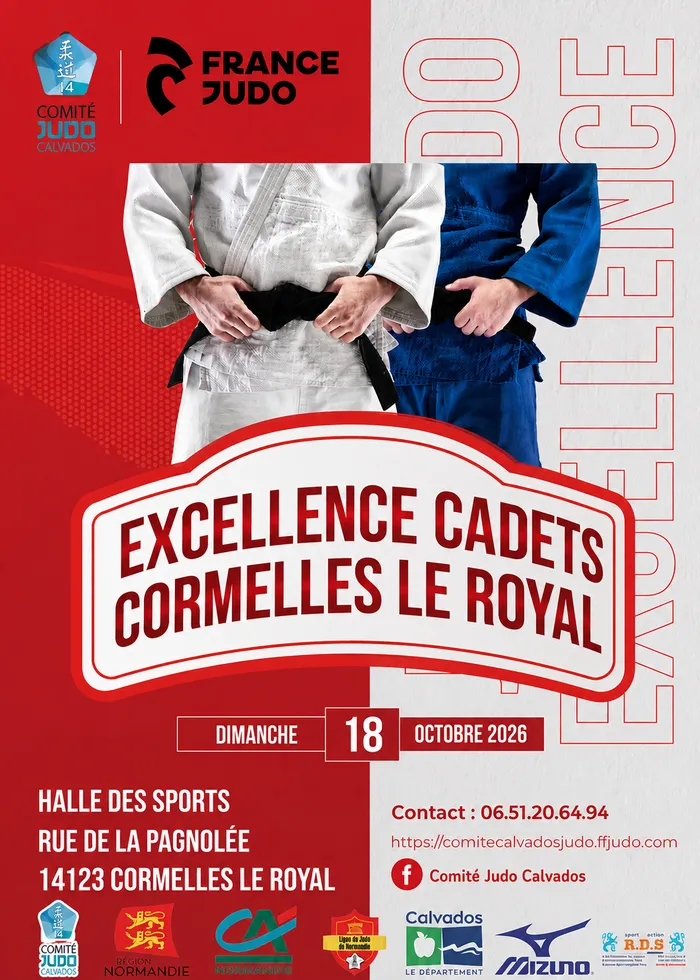 Visuel de l’événement « Tournoi national excellence de judo cadets et juniors »