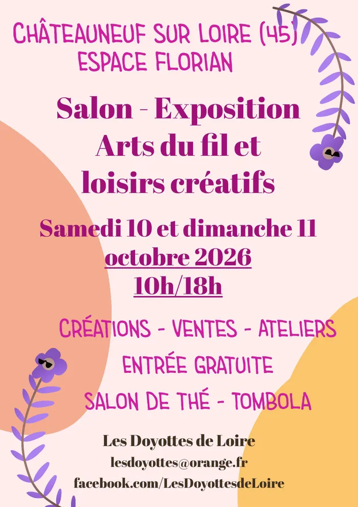 Visuel de l’événement « Salon Exposition Arts du fil et loisirs créatifs »