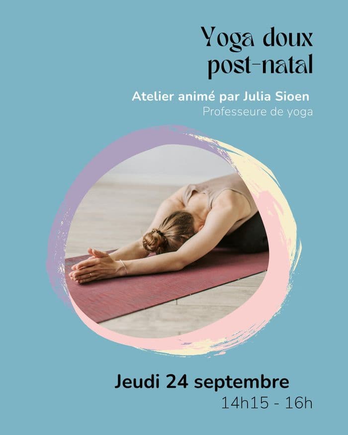 Visuel de l’événement « Yoga doux pour renouer avec son corps après la naissance »