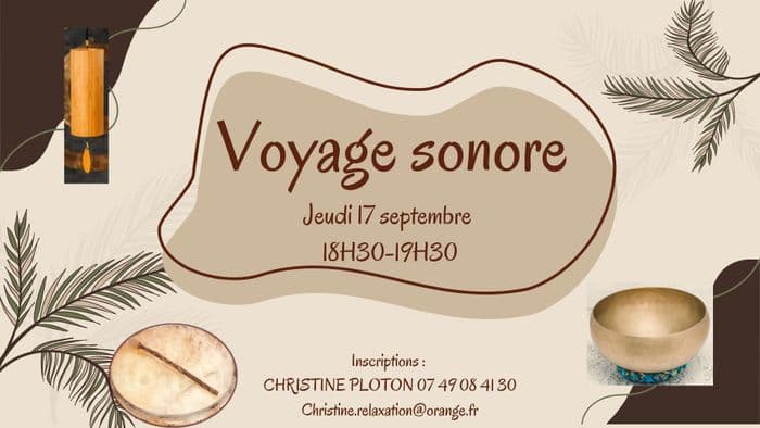 Visuel de l’événement « VOYAGE SONORE »