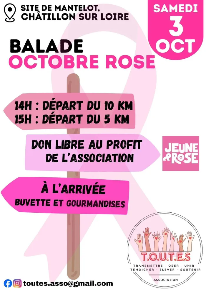 Visuel de l’événement « Balade Octobre Rose »
