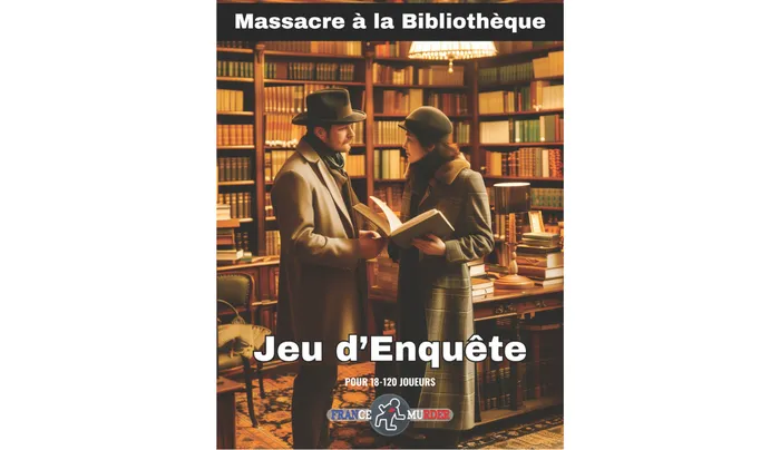 Visuel de l’événement « Murder party : Massacre à la bibliothèque »