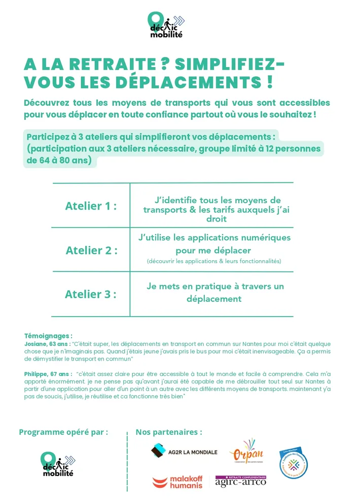 Visuel de l’événement « A la retraite ? Simplifiez-vous les déplacements »