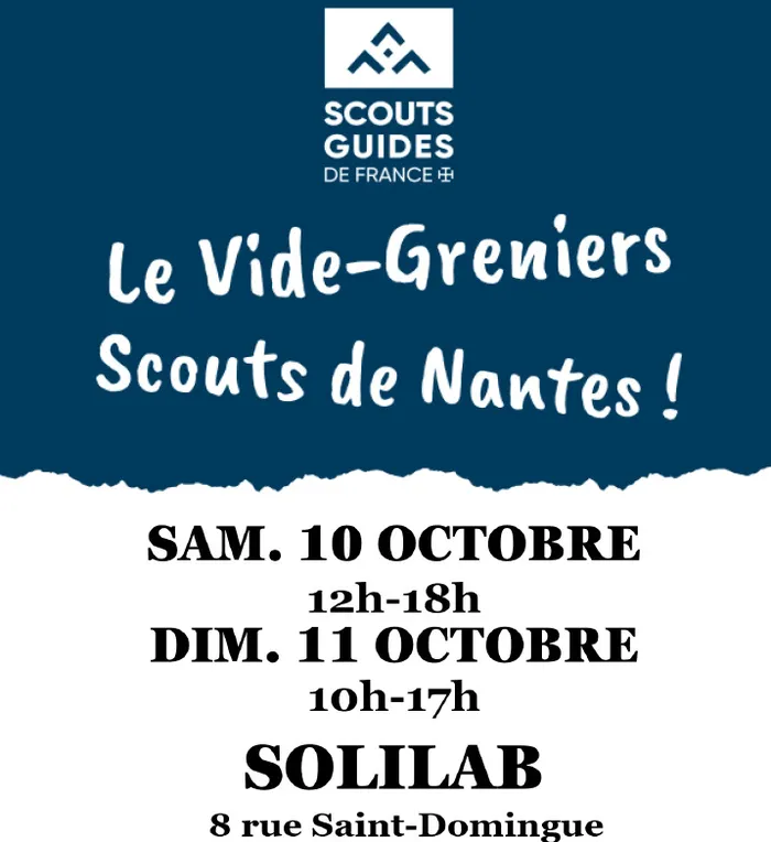 Visuel de l’événement « Vide-grenier scouts et guides de France 2026 »