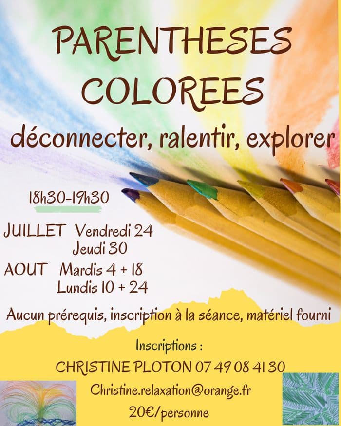 Visuel de l’événement « PARENTHESES COLOREES »