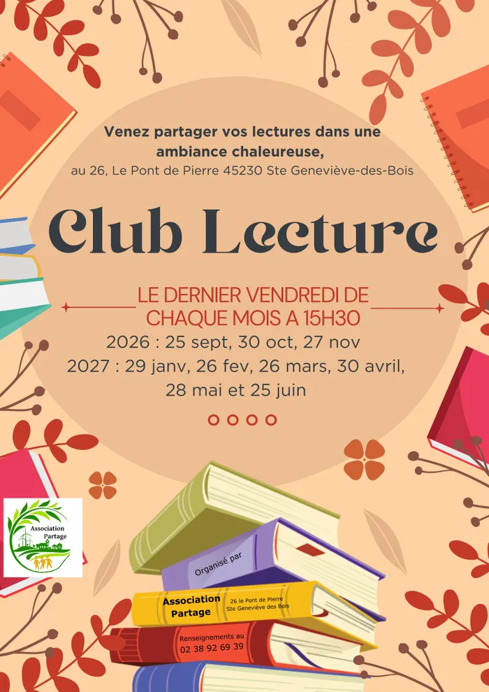 Visuel de l’événement « Club de lecture »