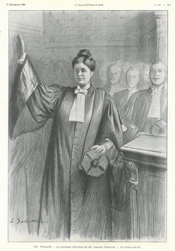 Visuel de l’événement « Jeanne Chauvin, pionnière des avocates »
